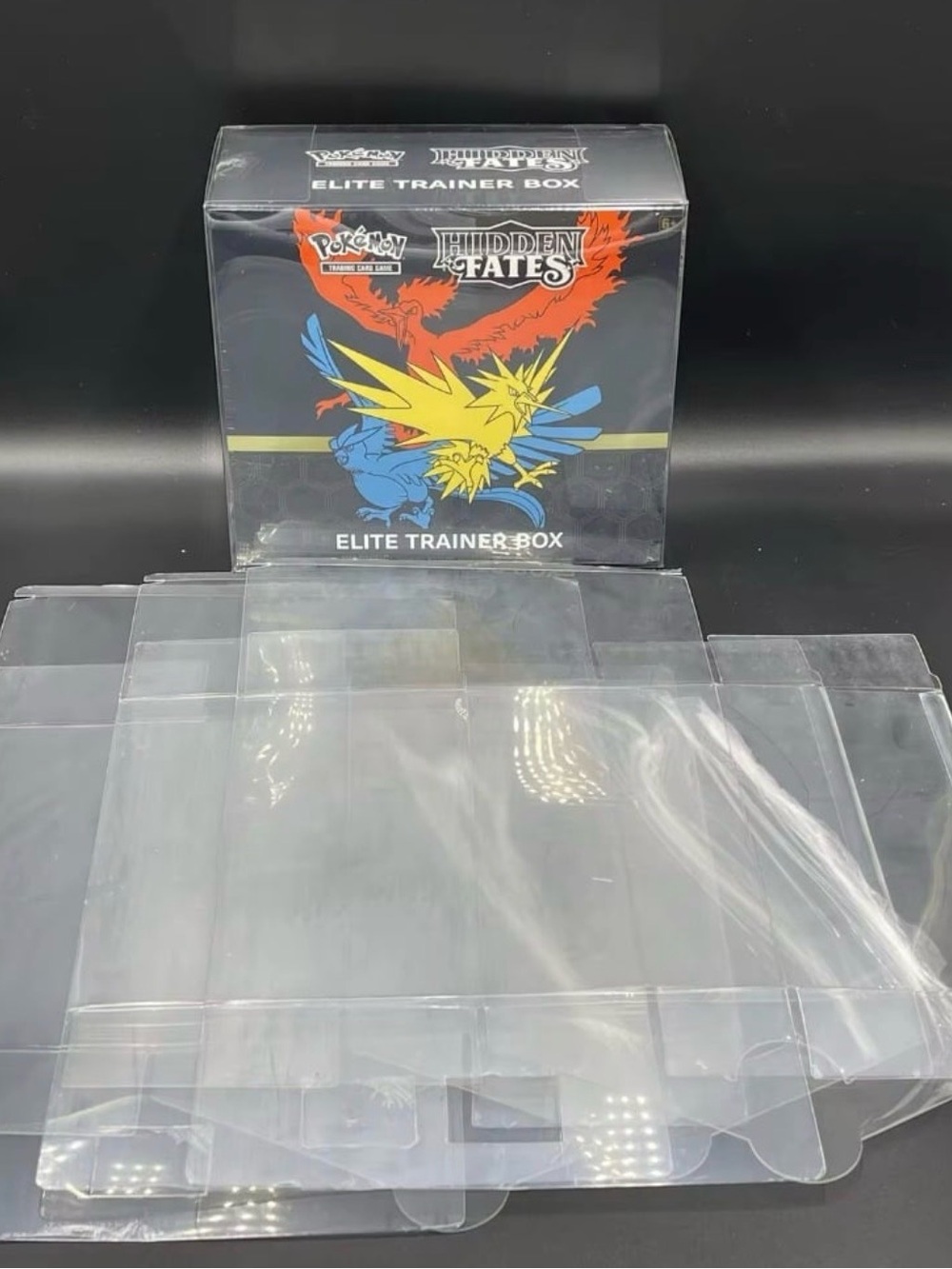 5x brand new plastic ETB protective cases